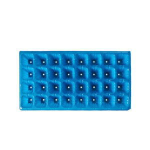 32 cell light blue seedling tray for nursery seed starting